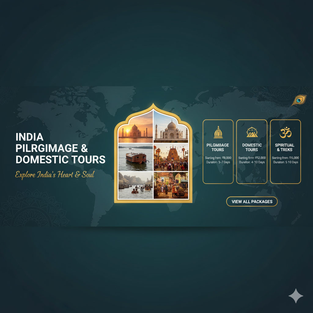 India Pilgrimage & Domestic Tours - Explore India's Heart & Soul